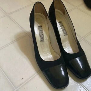CASADEI black shoes, size 9 1/2.